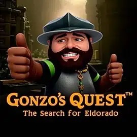 Official Slots logo: Gonzo's Quest by NetEnt at Love Casino