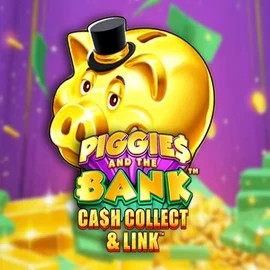 Slots logo of Piggies And The Bank Cash Collect & Link from Origins at Love Casino