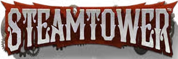 Steam Tower Slot online game logo by NetEnt on lovescasinoo.uk